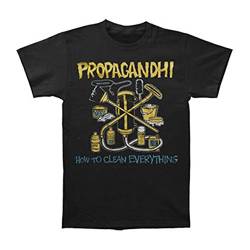 Propagandhi - - Männer, wie man alles T-Shirt reinigen, Large, Black von Propagandhi
