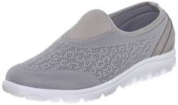 Propét Damen TravelActiv Sneaker, Silber, 40 EU Schmal von Propét