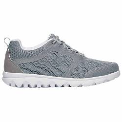 Propét Damen TravelActiv Sneaker, Silber, 41 EU Weit von Propét