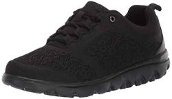 Propét Damen TravelActiv Sneaker, schwarz, 42.5 EU Weit von Propét