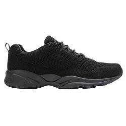 Propét Herren Stability Fly Sneaker, Schwarz, 48 EU X-Weit von Propét