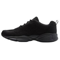 Propét Herren Stability Fly Turnschuh, Schwarz, 45 EU XX-Weit von Propét