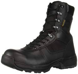 Propper Herren Series 100 20,3 cm Seitlicher Reißverschluss Stiefel Wasserdicht Comp Toe, schwarz, 46 EU von Propper