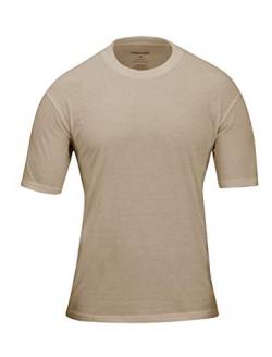 Propper Unisex-Erwachsene 3er-Pack Rundhalsausschnitt T-Shirt, Hellbraun 499, L von Propper