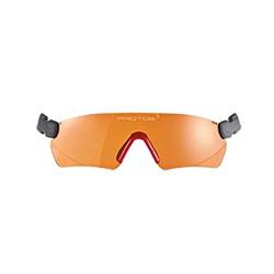 Protos integrale Schutzbrille für Helmsystem, Farbe:orange von Protos