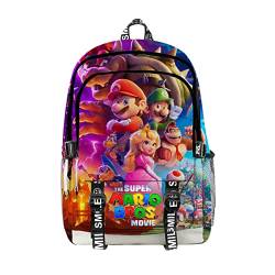 Niedlicher Cartoon-Rucksack, Anime-Rucksack Teenager-Schultasche, Verstellbarer Kinderrucksack (A1,44x30x18CM) von Proxiceen