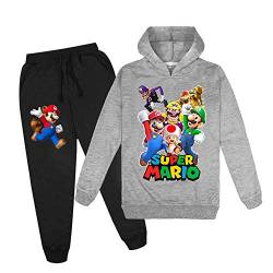 Proxiceen Joggingbekleidung für Kinder,Cartoon Pullover Hoodies+Jogginghose,Mädchen Jungen Kapuzen-Sweatshirt-Set 3-14 Jahre (03,140) von Proxiceen