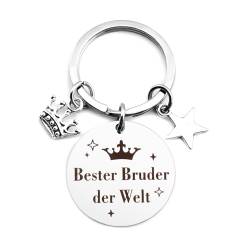 Prrivnix Bruder Geschenke Bruder Schlüsselanhänger Jungs Geschenke Für Bruder Geschenke Für Bruder Valentinstag Weihnachtsgeschenke Für Bruder Bester Bruder Geschenke Geburtstagsgeschenk Bruder von Prrivnix