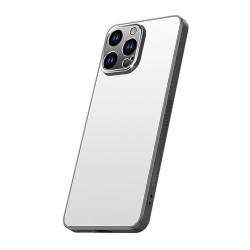 PuRoxx Ultra Dünne Hülle für iPhone 15 Pro Max/15 Pro/15, Metall Kamera Objektiv Schutzhülle, Gefrostet Stoßfest Hart Handyhülle,Lila,15ProMax von PuRoxx
