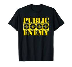 Public Enemy 4 Target Logos T-Shirt von Public Enemy