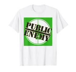 Public Enemy Green Logo T-Shirt von Public Enemy