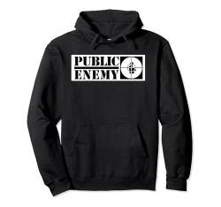 Public Enemy Long Logo Pullover Hoodie von Public Enemy