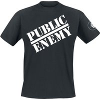 Public Enemy T-Shirt - Logo - S - für Männer - Größe S - schwarz  - Lizenziertes Merchandise! von Public Enemy