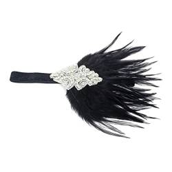 20S Feder Stirnband 1920S Flapper Kopfschmuck Frauen Kostüm Kopfbedeckung Party Haar Zubehör von Pulcykp