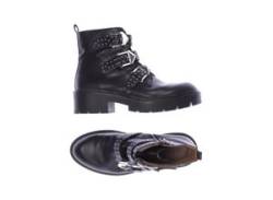 Pull & Bear Damen Stiefelette, schwarz, Gr. 39 von Pull&Bear