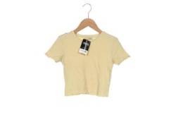 Pull & Bear Damen T-Shirt, gelb von Pull&Bear
