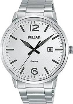 PULSAR Herren Analog Quarz Uhr mit Metall Armband PS9683X1 von Pulsar