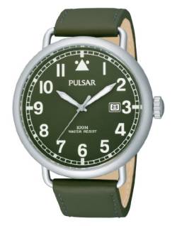 Pulsar Herren-Armbanduhr Analog Quarz Leder PS9253X1 von Pulsar