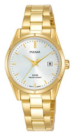 Pulsar Quarz Damen-Uhr Edelstahl mit Metallband PH7476X1 von Pulsar