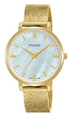 Pulsar Quarz Damen-Uhr Edelstahl mit Metallband PH8462X1 von Pulsar