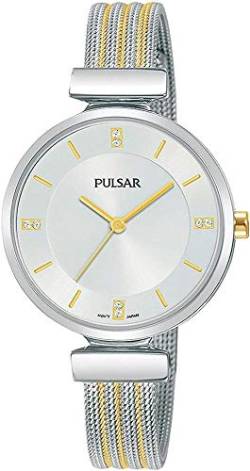 Pulsar Quarz Damen-Uhr Edelstahl mit Metallband PH8469X1 von Pulsar