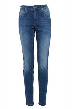 Pulz Jeans PZEMMA Damen Jeans Denim Hose Highwaist 5-Pocket Skinny Fit mit Stretch, Größe:29/32, Farbe:Medium Blue Denim (5001901) von Pulz Jeans