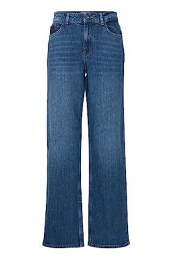 Pulz Jeans PZVEGA HW Jeans Wide Leg Damen Jeans Denim Hose Baumwolle mit Stretch Regular Waist Regular Fit, Größe:31/30, Farbe:Medium Blue Denim (200005) von Pulz Jeans