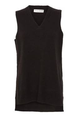 Pulz PZASTRID - 50206416 Slipover V Pullunder Damen Feinstrick Strickpullover Pullover Oversize, Größe:L, Farbe:Black Beauty (193911) von Pulz Jeans