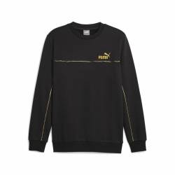 Herren Sweater ohne Kapuze Puma ESS+ Minimal Gold Cr Schwarz - M von Puma