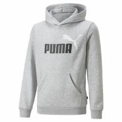 Kinder-Sweatshirt Puma Ess+ 2 Col Big Logo Hellgrau - 15-16 Jahre von Puma