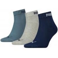 PUMA 3er Pack Quarter Socken Damen%7CHerren blau von Puma