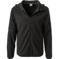 PUMA Herren Fleecejacke schwarz Mikrofaser unifarben von Puma