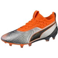 PUMA Herren SILVER-SHOCKING ORANGE-PU - Fussballschuhe Fußballschuh von Puma