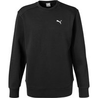 PUMA Herren Sweatshirt schwarz Baumwolle unifarben von Puma