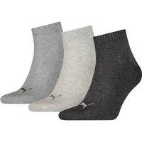 PUMA Plain Quarter-Socken 3er-Pack von Puma