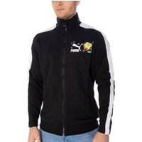 PUMA Sweatjacke Sweatjacke Puma X Spongebob T7 kontrastfarbene Details von Puma