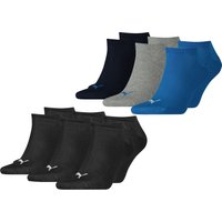 PUMA Unisex Herren Damen Sneaker Socken Baumwolle Sportsocken Füßlinge PLAIN - 6er 9er 12er Multipack von Puma