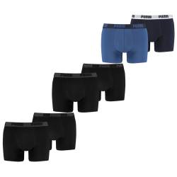 Puma Herren Boxershort Basic Boxer Unterwäsche Baumwolle - 4er 6er 8er Multipack von Puma