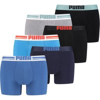 Puma Herren Boxershort PLACED LOGO BOXER - 6er Farbmix von Puma