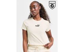 Puma Small Logo Baby Crop T-Shirt - Damen, White von Puma