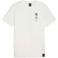 Puma T-Shirt - PUMA x STAPLE Graphic Tee - S bis XXL - für Männer - Größe L - weiß von Puma