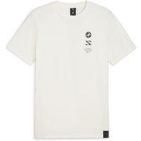 Puma T-Shirt - PUMA x STAPLE Graphic Tee - S bis XXL - für Männer - Größe S - weiß von Puma