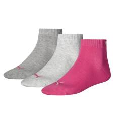 Puma Unisex Herren Damen Quarter Socken PLAIN - 3er Pack von Puma