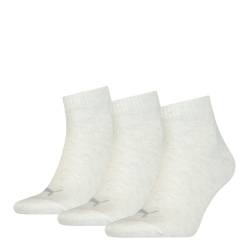 Puma Unisex Herren Damen Quarter Socken PLAIN - 3er Pack von Puma