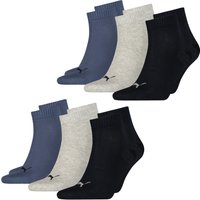 Puma Unisex Herren Damen Quarter Socken PLAIN - 6er 9er 12er Multipack von Puma