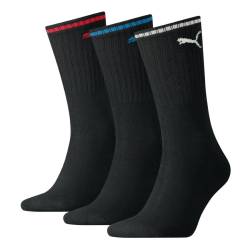 Puma Unisex Herren Damen Socken PUMA SPORT CREW STRIPE 3er Pack von Puma