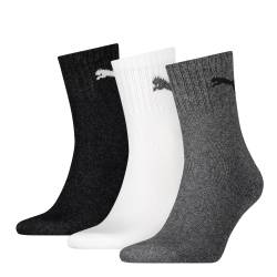 Puma Unisex Herren Damen Sportsocken SHORT CREW 3er Pack von Puma