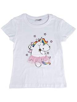 Pummel & Friends - Mädchen T-Shirt (weiß) - Pummelfee (mit Tutu) Größe 98/104 von Pummeleinhorn