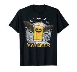 Vambeer Fledermaus - Lustiger Bier Vampir Happy Halloween T-Shirt von Pumpkin Kürbis Happy Halloween Trick or Treat