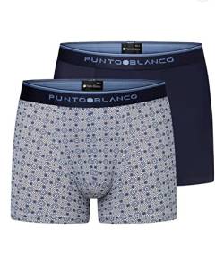 Punto Blanco Herren Essential Boxershorts, Multicolor, Mediano von Punto Blanco